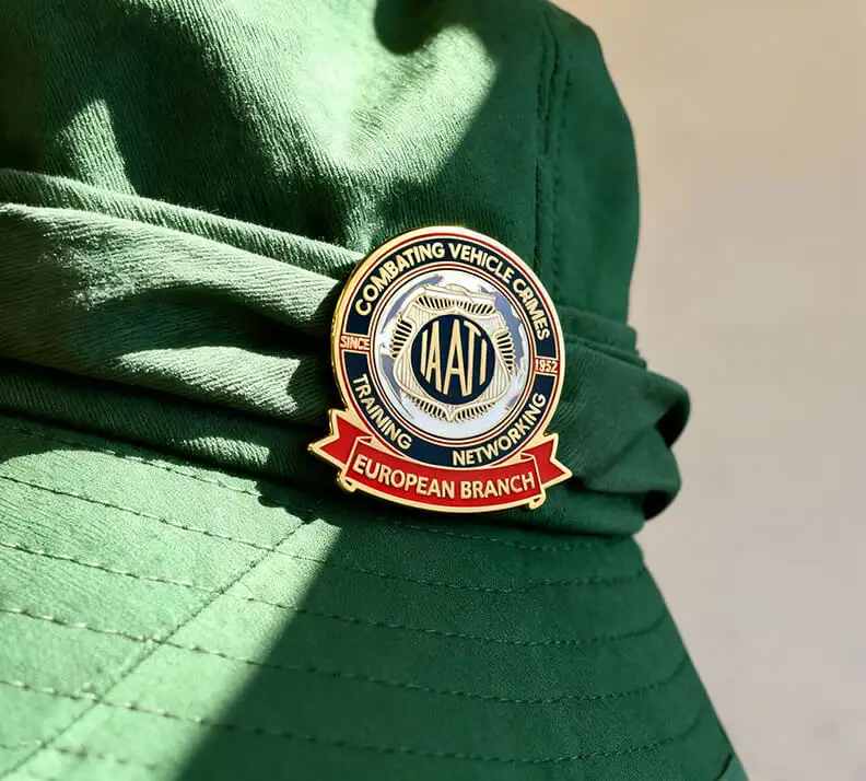 IAATI Vehicle Crime Prevention Enamel Pins