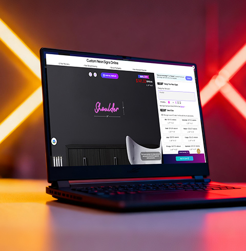 light sign for business