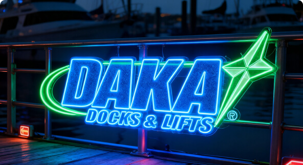 Custom Neon for DAKA Docks & Lift