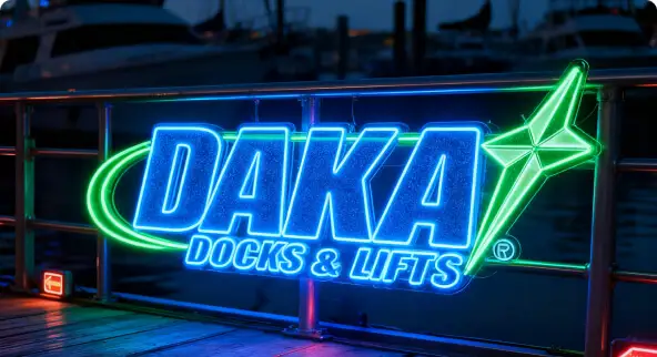 Custom Neon for DAKA Docks & Lift