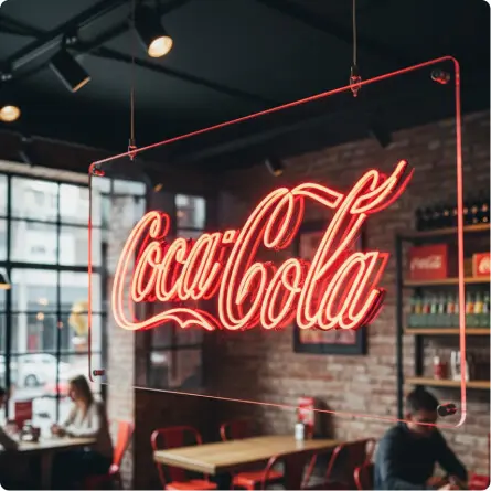 Custom Coca-Cola Neon Signs