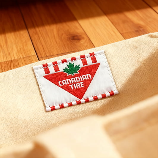 Custom Woven Labels for Canadian Tire