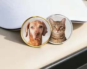 Personalized Golf Ball Markers with Photo Personalized Golf Ball Markers with Photo