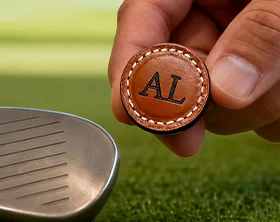 Monogrammed Golf Ball Markers