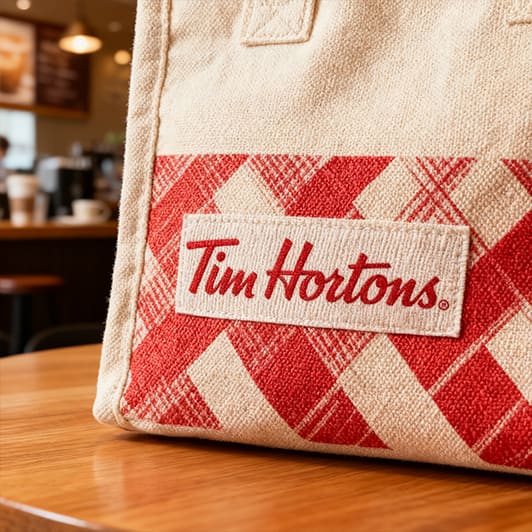 Tim Hortons Custom Woven Labels