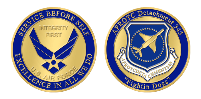 US Air Force Service Challenge Coins Templates >>