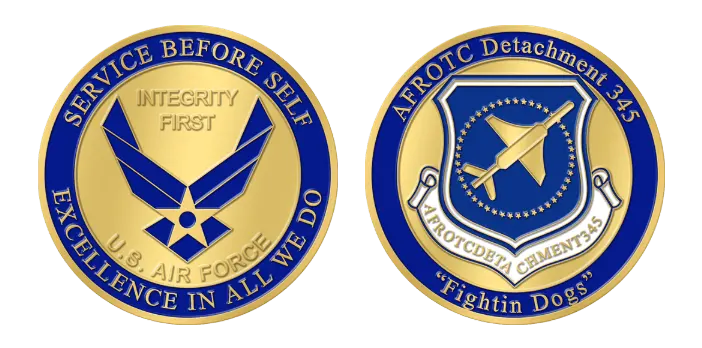US Air Force Service Challenge Coins Templates >>