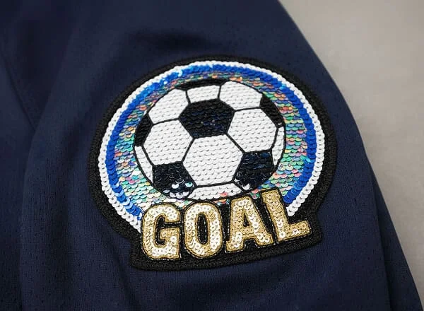 Sequin Soccer Patches