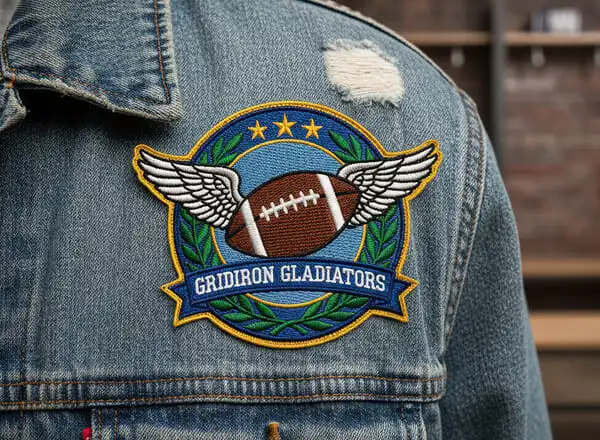 Football Iron On Patches