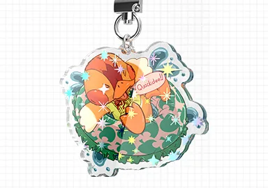 star holographic acrylic keyrings style