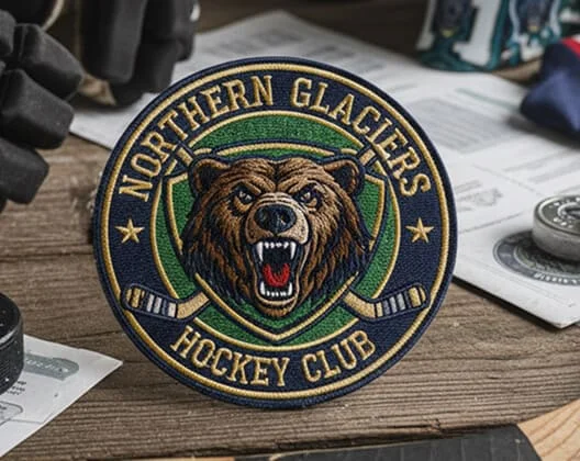 custom hockey patches