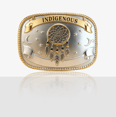 Indigenous Dreamcatcher Belt Buckle