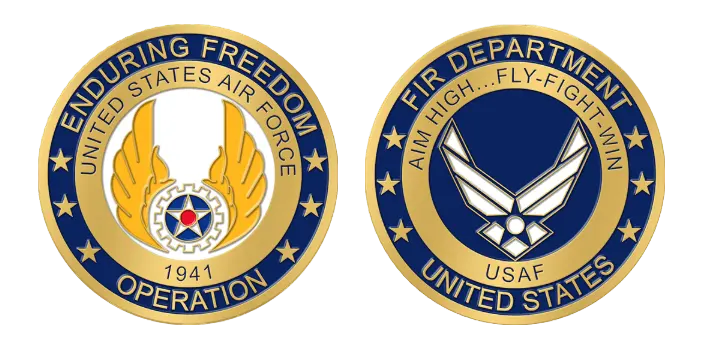 Enduring Freedom Custom Military Coins Templates