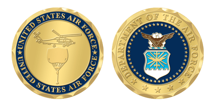 United States Air Force Custom Coins Templates