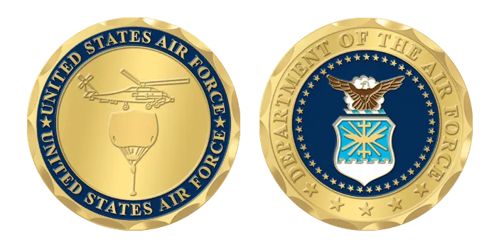 United States Air Force Custom Coins Templates