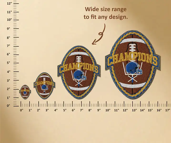 Custom Sports Patches for Various Sizes 