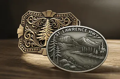 Antique Finish Belt Buckles