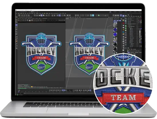 custom hockey patches