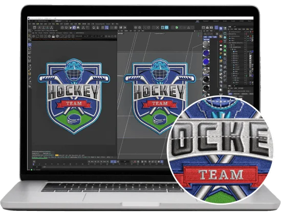 custom hockey patches