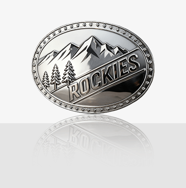 Rockies Mountain Belt Buckle