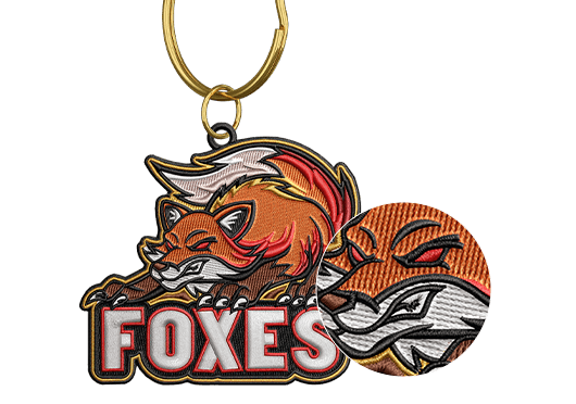 Pesonalised Embroidered Keyrings