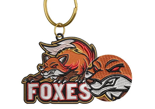 Pesonalised Embroidered Keyrings