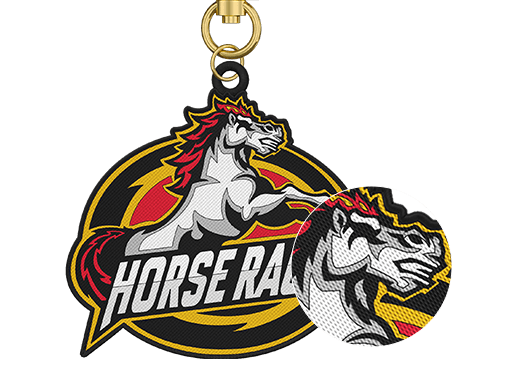 Personalised Woven Keyrings