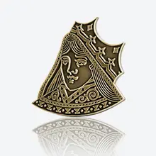 Playing Cards Queen Lapel Pins Playing Cards Queen Lapel Pins
