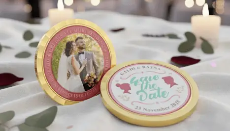 Celebrate Wedding Coins With Picture Celebrate Wedding Coins With Picture