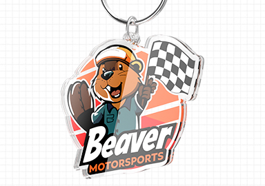 Standard acrylic keychians style