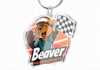 Standard acrylic keychians style