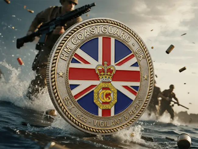 Custom Marine Corps Challenge Coins No Minimum