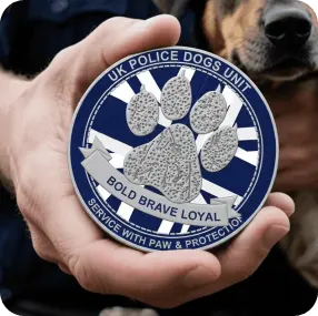 Police Dogs Unit Police Challenge Coins UK Police Dogs Unit Police Challenge Coins UK