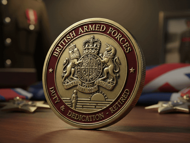 Custom Veteran Challenge Coins for Sale