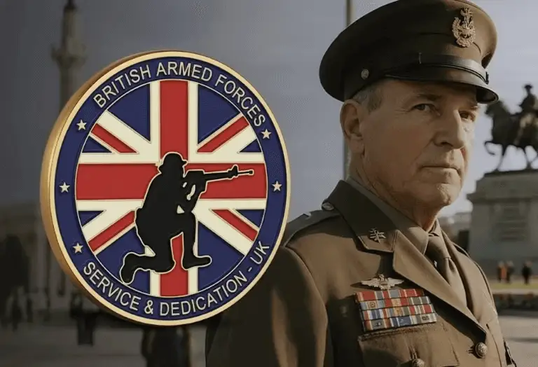 Commemorative Military Coin Designed for Proud Veterans