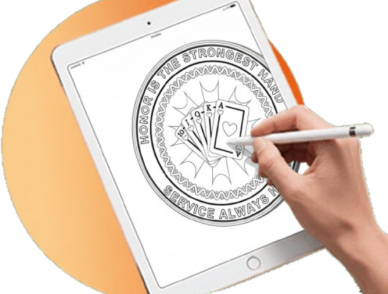 a rough draft or an idea of poker chip challenge coin