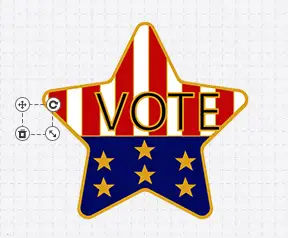 Political Pins Template Political Pins Template