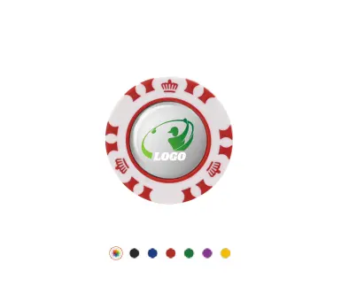Epoxy Plastic Custom Poker Chip Golf Ball Markers Epoxy Plastic Custom Poker Chip Golf Ball Markers