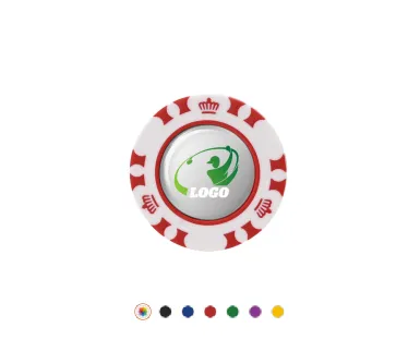 Epoxy Plastic Custom Poker Chip Golf Ball Markers