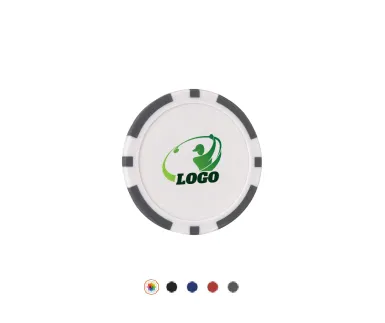 Personalized ABS Poker Chip Ball Marker with Stickers