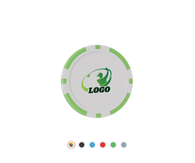 UV Printed Plastics Poker Chips Golf Ball Markers