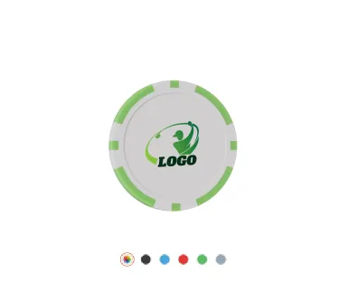 UV Printed Plastics Poker Chips Golf Ball Markers