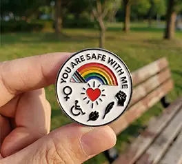 rainbow pin