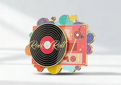 Custom Upgraded Spinning Pin with NFC