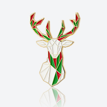 Christmas Elk Enamel Pins