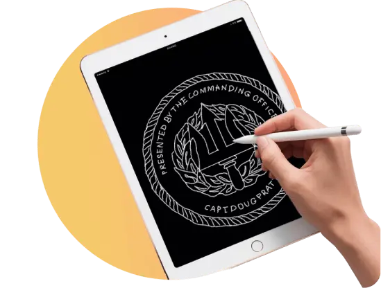 a rough draft or an idea of honor challenge coins