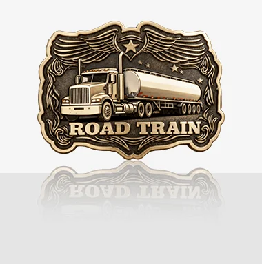 Golden Road Train Custom Belt Buckles Australia