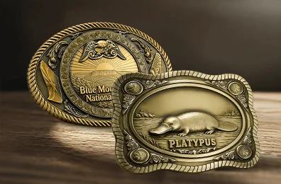 Antique Finish Belt Buckles