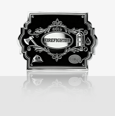 Custom Firefighter Hero Belt Buckles