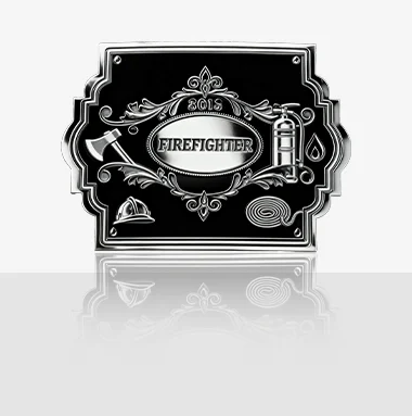 Custom Firefighter Hero Belt Buckles